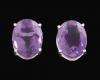 <span class='ref_item'>112 -</span>  <span class="object_title">PENDIENTES CON AMATISTAS NATURALES EN PLATA DE LEY</span><br><span class="technical_description">Realizados en plata de ley. Formados por dos amatistas naturales en talla oval facetada engastadas en garras, con un peso total aproximado de 16.80 ct. Cierre presión.</span>  