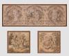 <span class='ref_item'>97 -</span> <span class="object_title">CONJUNTO DE TRES TAPICES MECÁNICOS FRANCESES ENMARCADOS PPS.S.XX</span>   <p><span class="technique_material">Lana </span><br><span class="technical_description">El central con escena cortesana de gusto dieciochesco, los dos mas pequeños con personajes franceses.<br/>Con marcos de madera tallada y dorada. <br/>El central: 140 x 50 cm <br/>Los laterales: 49 x 49 cm. </span><br></p>