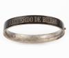 <span class='ref_item'>72 -</span>  <span class="object_title">BRAZALETE SEMIRRÍGIDO EN ESMALTE Y PLATA</span><br><span class="technical_description">Realizado en plata y esmalte negro. Con grabación &#39;RECUERDO DE BILBAO&#39;. Cierre de caja con lengüeta. </span>  