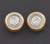 <span class='ref_item'>19 -</span>  <span class="object_title">PAREJA DE DORMILONAS EN ORO AMARILLO 18 KT CON DIAMANTES </span><br><span class="technical_description">pareja de dorminlonas en oro amarillo de 18kt con diamantes talla brillante aprox 0.90 ct </span>  