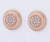 <span class='ref_item'>81 -</span>  <span class="object_title">PAREJA DE PENDIENTES ESTILO BOTÓN CON DIAMANTES EN EL CENTRO APROX. 0,25 CT EN ORO ROSA DE 9 KT</span><br>  