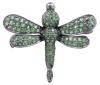 <span class='ref_item'>181 -</span> <span class="object_title">BROCHE LIBÉLULA EN PLATA DE LEY CON GRANATES TSAVORTIAS</span>  <p><span class="technical_description">Broche realizado en plata de ley, con contrastes, rodiada en negro. En forma de libélula cuajada con granates tsavoritas en talla redonda engastados en grano.<br/>Cierre: Aguja con mecanismo de seguridad<br/>medidas: 3 x 3,25 cm</span><br>Peso: <span class="PESO_HCES1">4,10</span> <span class="PESOUMED_HCES1">gr.</span><br></p>