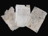 <span class='ref_item'>57 -</span> <span class="object_title">VARIAS HOJAS CORRESPONDIENTES A LEGAJOS DEL REGISTRO DE ESCRITURAS Y CONTRATOS PÚBLICOS DEL SIGLO XVII Y XVIII, REFERENTES A SAN VICENTE DE LA BARQUERA.</span>   <p><span class="object_title">VARIAS HOJAS CORRESPONDIENTES A LEGAJOS DEL REGISTRO DE ESCRITURAS Y CONTRATOS PÚBLICOS DEL SIGLO XVII Y XVIII, REFERENTES A SAN VICENTE DE LA BARQUERA.</span><br><span class="technique_material">Escritos por recto y verso en papel verjurado</span><br><span class="technical_description">3 páginas manuscritas. <br/>Presenta restos de humedad y otras alteraciones que ha sufrido el papel por el paso del tiempo.<br/> </span><br></p>