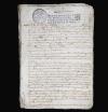 <span class='ref_item'>65 -</span> <span class="object_title">LEGAJO CORRESPONDIENTE AL TESTAMENTO Y ÚLTIMAS VOLUNTADES DE FELIPE DEL COSÍO BUSTAMANTE EN EL AÑO 1741, NATURAL DE SAN VICENTE DE LA BARQUERA .</span>   <p><span class="object_title">LEGAJO CORRESPONDIENTE AL TESTAMENTO Y ÚLTIMAS VOLUNTADES DE FELIPE DEL COSÍO BUSTAMANTE EN EL AÑO 1741, NATURAL DE SAN VICENTE DE LA BARQUERA .</span><br><span class="technique_material">Escritos por recto y verso en papel verjurado.</span><br><span class="technical_description">55 páginas manuscritas. <br/>Presenta restos de humedad y otras alteraciones que ha sufrido el papel por el paso del tiempo.<br/> </span><br></p>