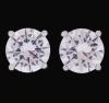 <span class='ref_item'>98 -</span>  <span class="object_title">PENDIENTES DORMILONAS CON CIRCONITAS EN PLATA</span><br><span class="technical_description">Pendientes dormilonas realizados en plata con circonita de ocho mm de diamaetro engastadas en garras.<br/>Cierre de presión. </span>  