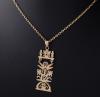 <span class='ref_item'>82 -</span>  <span class="object_title">COLGANTE Y CADENA EN ORO DE 14KT Y 18KT</span><br><span class="technical_description">Cadena en oro de 18kt. y colgante tipo azteca realizado en oro de 14kt </span>  