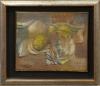 <span class='ref_item'>117 -</span> <span class="object_title">BODEGÓN DE VASO Y FRUTAS, S.XX</span>   <p><span class="author">JOSE MORELLÓN (Zaragoza,1944)</span> <br><span class="technique_material">Técnica mixta sobre táblex</span><br><span class="technical_description">Bodegón con limones y un vaso de cristal sobre un paño blanco. <br/>Firmado en el ángulo inferior izquierdo. <br/>Con marco de madera en tono plateado y cristal. Ligero desperfecto en el marco. <br/>33 x 38 cm<br/>Estimación de mercado: 140-150&euro;</span><br></p>