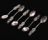 <span class='ref_item'>301 -</span> <span class="object_title">CONJUNTO DE SEIS CUCHARAS DE PLATA </span>  <p><span class="technical_description">Conjunto de seis cucharitas de plata con decoración floral. <br/>Con contrastes de plata y Besada.</span><br>Peso: <span class="PESO_HCES1">44,30</span> <span class="PESOUMED_HCES1">gr.</span><br></p>