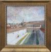 <span class='ref_item'>57 -</span> <span class="object_title">PATIO DE LA ALHAMBRA</span>   <p><span class="author">ATRIBUIDO A JOSÉ GONZÁLEZ DE LA PEÑA (Madrid, 1887 - Anglet, Francia, 1961)</span> <br><span class="technique_material">Óleo sobre tabla</span><br><span class="technical_description">Enmarcado con cristal.<br/>Medidas: 32 x 32cm con marco</span><br></p>