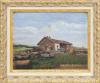 <span class='ref_item'>96 -</span> <span class="object_title">PAISAJE RURAL CON CASA</span>   <p><span class="author">ESCUELA CONTEMPORÁNEA  </span> <br><span class="technique_material">Óleo sobre tabla</span><br><span class="technical_description">Ligera grieta apreciable en la tabla.<br/>23,5 x 30 cm la tabla. <br/>Enmarcado con marco dorado: </span><br><span class="ALTO_HCES1">32 </span><span class="ALTOUMED_HCES1">cm.</span>x<span class="ANCHO_HCES1">38,50 </span><span class="ANCHOUMED_HCES1">cm.</span></p>