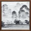 <span class='ref_item'>140 -</span> <span class="object_title">LA SOMBRA DE LAS VELAS SE REFLEJA EN LA SUPERFICIE DEL AGUA CLARA</span>   <p><span class="author">SHIHUA YANG (CHINA, S. XX) </span> <br><span class="technique_material">Tinta sobre papel</span><br><span class="technical_description">Firmado y titulado con carácteres chinos en el lateral izquierdo. <br/>Enmarcado con marco de madera y cristal. </span><br><span class="ALTO_HCES1">53 </span><span class="ALTOUMED_HCES1">cm.</span>x<span class="ANCHO_HCES1">53 </span><span class="ANCHOUMED_HCES1">cm.</span></p>