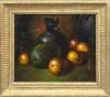 <span class='ref_item'>115 -</span> <span class="object_title">BODEGÓN CON MELÓN Y NARANJAS </span>   <p><span class="author">MARIANO MONTOYA (Ciudad Real, 1950)</span> <br><span class="technique_material">Óleo sobre lienzo</span><br><span class="technical_description">Firmado en el ángulo inferior derecho. <br/>Con marco de madera dorado, con ligeras pérdidas. Ligero desperfecto en la capa pictórica.<br/>Medidas: 62 x 72cm con marco. 59 x 51 el lienzo.<br/>Estimación de mercado: 250-300&euro;</span><br></p>