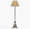 <span class='ref_item'>358 -</span> <span class="object_title">LÁMPARA EN METAL PLATEADO</span>   <p><span class="technique_material">Metal plateado</span><br><span class="technical_description">Lámpara realizada en metal plateado con el fuste centro acanalado y balaustre. <br/>Con pantalla. </span><br><span class="ALTO_HCES1">135 </span><span class="ALTOUMED_HCES1">cm.</span></p>