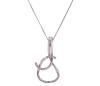 <span class='ref_item'>131 -</span> <span class="object_title">COLGANTE Y CADENA EN ORO 18KT CON DIAMANTES</span>  <p><span class="technical_description">Cadena con colgante  realizados en oro de 18kt, con contraste. Colgante de original diseño con detalle de diamantes en talla brillante, engastados en garras, con un peso total aprox de 0.14ct. Cadena de eslabón barbado.<br/>Cierre: Reasa<br/>Longitud Cadena: 45 cm<br/>Medidas Colgante: 3,5 x 1,75 cm</span><br>Peso: <span class="PESO_HCES1">5,70</span> <span class="PESOUMED_HCES1">gr.</span><br></p>