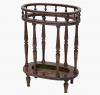 <span class='ref_item'>347 -</span> <span class="object_title">PARAGÜERO EN MADERA </span>   <p><span class="technique_material">Madera</span><br><span class="technical_description">Paragüero oval realizado en madera con balaustres toneados en el cuerpo central y la parte superior. <br/>Recipiente interior de latón. <br/>Ligeros desperfectos </span><br><span class="ALTO_HCES1">56</span>x<span class="ANCHO_HCES1">40 </span><span class="ANCHOUMED_HCES1">cm.</span>x<span class="GRUESO_HCES1">25 </span><span class="GRUESOUMED_HCES1">cm.</span></p>