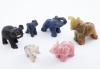 <span class='ref_item'>188 -</span> <span class="object_title">CINCO FIGURAS DE ELEFANTES</span>   <p><span class="technique_material">Piedras duras </span><br><span class="technical_description">Realizadas en piedras duras, dos de ellas de lapizlazuli y una en ébano. <br/>Faltas.</span><br></p>