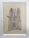 <span class='ref_item'>106 -</span> <span class="object_title">CATEDRAL</span>   <p><span class="author">RENÉ PORTOCARRERO (La Habana, 1912-1985)</span> <br><span class="technique_material">Serigrafía sobre papel</span><br><span class="technical_description">Firmada en plancha y numerada a lápiz 124/150 en el ángulo inferior izquierdo. Con sello seco del taller de serigrafía de René Portocarrero.<br/>Enmarcado con cristal. Presenta algunos desperfectos<br/>Medidas: 21,5 x 17cm el papel. 27 x 21cm con marco.<br/>Estimación de mercado: 130-140&euro;</span><br></p>