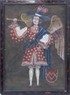 <span class='ref_item'>10 -</span> <span class="object_title">ARCÁNGEL</span>   <p><span class="author">ESCUELA CUZQUEÑA, S. XIX</span> <br><span class="technique_material">Óleo sobre lienzo</span><br><span class="technical_description">Con marco de madera imitando carey. Desperfectos en el marco y pérdidas en el lienzo<br/>Medidas: 93 x 68cm con marco. 82 x 60cm el lienzo. <br/> </span><br></p>