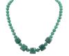 <span class='ref_item'>10 -</span> <span class="object_title">COLLAR DE CUARZO VERDE AVENTURINA Y ORO DE 18KT</span>  <p><span class="technical_description">Collar compuesto por tallas esféricas y con forma de rombodecaedros. Cierre en oro de 18kt con forma de bola y con pestaña.<br/>Longitud: 44 cm</span><br>Peso: <span class="PESO_HCES1">56</span> <span class="PESOUMED_HCES1">gr.</span><br></p>