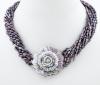 <span class='ref_item'>151 -</span> <span class="object_title">COLLAR DE PERLAS Y NACAR</span>  <p><span class="technical_description">Collar corto de perlas cultivadas en agua dulce alargadas con colores plateados y rosados, adornado con gran broche de nacar gris. Cierre caja con lengüeta.<br/>Longitud: 37 cm</span><br>Peso: <span class="PESO_HCES1">89,10</span> <span class="PESOUMED_HCES1">gr.</span><br></p>