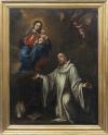 <span class='ref_item'>61 -</span> <span class="object_title">LA LACTACIÓN DE SAN BERNARDO</span>   <p><span class="technique_material">Óleo sobre lienzo</span><br><span class="technical_description">Se trata de una copia popular de finales del s.XVIII sobre San Bernardo, que fue uno de los principales impulsores de la Órden del Císter.<br/>Enmarcado. Con desperfectos en el marco. Lienzo craquelado<br/>Medidas: 89 x67cm sin marco</span><br></p>