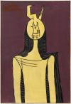 <span class='ref_item'>52 -</span> <span class="object_title">COPIA DE UN CUADRO ORIGINAL DE WILFREDO LAM "SANS TITRE" 1950</span>   <p><span class="author">SEGUIDOR DE WILFREDO LAM</span> <br><span class="technique_material">Óleo sobre lienzo</span><br><span class="technical_description">Representando un famoso cuadro original atribuido al maestro Wilfredo Lam "Sans titre" de 1950 .<br/>Enmarcado. Sin firma. Con una mancha en el ángulo superior izquierdo.<br/>Medidas: 53 x 35cm con marco.</span><br></p>