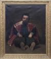<span class='ref_item'>13 -</span> <span class="object_title">EL BUFÓN EL PRIMO, COPIA DEL ORIGINAL DEL ORIGINAL DE DIEGO VELÁZQUEZ</span>   <p><span class="technique_material">Óleo sobre lienzo</span><br><span class="technical_description">En marco en madera dorada<br/>Medidas de lienzo 106 x 81 cm<br/>Copia realizada aproximadamente a finales del s. XIX<br/> </span><br></p>