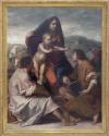 <span class='ref_item'>2 -</span> <span class="object_title">LA VIRGEN CON EL NIÑO ENTRE SAN MATEO Y UN ÁNGEL, COPIA DEL ORIGINAL DE ANDREA DEL SARTO</span>   <p><span class="technique_material">Óleo sobre lienzo</span><br><span class="technical_description">En marco en madera dorada<br/>Medidas 190 x 150 cm con marco <br/>Copia realizada aproximadamente a final del s. XIX</span><br></p>