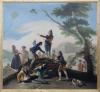 <span class='ref_item'>10 -</span> <span class="object_title">LA COMETA, COPIA DEL ORIGINAL DE FRANCISCO DE GOYA</span>   <p><span class="technique_material">Óleo sobre lienzo</span><br><span class="technical_description">En marco de madera beis<br/>Medidas de lienzo 156 x 167 cm <br/>Copia realizada aproximadamente a finales del s. XIX</span><br></p>