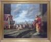 <span class='ref_item'>37 -</span> <span class="description">MARTIRIO Y MUERTE DE SANTIAGO EL MENOR </span>  <p><span class="description">ANÓNIMO, S. XIX <br>Óleo sobre lienzo<br>Martirio y muerte de Santiago el Menor por orden del sacerdote Anás II ante la negativa del santo de renegar de su dios<br>Título en el ángulo inferior derecho.<br>Enmarcado. Marco con deterioros<br>Medidas del lienzo: 81 x 101 cm</span></p>