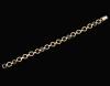 <span class='ref_item'>33 -</span> <span class="object_title">PULSERA DE ORO DE 18KT Y PIEDRAS DE COLOR</span>  <p><span class="technical_description">Pulsera realizada en oro de 18kt con eslabones circulares alternando con cuatro ovalados compuestos por piedras de color.<br/>Cierre: Pestaña<br/>Longitud: 18cm</span><br>Peso: <span class="PESO_HCES1">10,25</span> <span class="PESOUMED_HCES1">gr.</span><br></p>