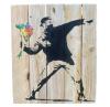 <span class='ref_item'>73 -</span> <span class="object_title">DISMALAND: LOVE IS IN THE AIR</span>   <p><span class="technique_material">Estampación sobre madera</span><br><span class="technical_description">Pintado con acrílico y aerosol. Edición limitada de 5 copias.<br/>Firma impresa en la madera "BANKSY (After)"</span><br><span class="ALTO_HCES1">34 </span><span class="ALTOUMED_HCES1">cm.</span>x<span class="ANCHO_HCES1">50 </span><span class="ANCHOUMED_HCES1">cm.</span></p>