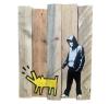 <span class='ref_item'>59 -</span> <span class="object_title">DISMALAND: HARING DOG</span>   <p><span class="technique_material">Estampación sobre madera</span><br><span class="technical_description">Pintado con acrílico y aerosol. Edición limitada de 5 copias.<br/>Firma impresa en la madera "BANKSY (After)"<br/> </span><br><span class="ALTO_HCES1">34 </span><span class="ALTOUMED_HCES1">cm.</span>x<span class="ANCHO_HCES1">50 </span><span class="ANCHOUMED_HCES1">cm.</span></p>