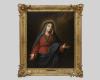 <span class='ref_item'>41 -</span> <span class="object_title">VIRGEN DE LOS DOLORES. ATRIBUIDO A BERNARDO GERMÁN LORENTE (c.1680-1759)</span>   <p><span class="technique_material">Óleo sobre lienzo</span><br><span class="technical_description">Representa unos de los modelos iconográficos tradicionales de la Virgen de los Dolores. Aparecen los elementos clásicos como la espada atravesada en el corazón y el corazón simbólico de la advocación.<br/>Reentelado y enmarcado en un importante marco de madera tallada y trabajada en dorado. Con placa de metal dorado de nombre de autor y escuela en el larguero inferior. Inscripción a lápiz en el bastidor.<br/>Medidas con marco: 128x110cm</span><br></p>
