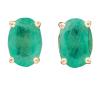 <span class='ref_item'>254 -</span> <span class="object_title">PENDIENTES EN ORO DE 18KT Y ESMERALDAS</span>  <p><span class="technical_description">Pareja de pendientes realizados en oro de 18 kt. Formados por dos esmeraldas en talla oval engastadas en garra, con un peso total aproximado de 0,42 ct<br/>Cierre: Presión</span><br>Peso: <span class="PESO_HCES1">1,20</span> <span class="PESOUMED_HCES1">gr.</span><br></p>