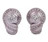 <span class='ref_item'>158 -</span> <span class="object_title">PENDIENTES EN ORO 18KT Y DIAMANTES</span>  <p><span class="technical_description">Pendientes realizados en oro de 18kt con diamantes centrales en talla brillante engastados en chatón con un peso total aprox de 0,70ct. Están adornados por bandas de diamantes en talla brillante con un peso total aprox de 0,30ct<br/>Peso total aprox de los diamantes 1ct<br/>Cierre: Omega</span><br>Peso: <span class="PESO_HCES1">7,30</span> <span class="PESOUMED_HCES1">gr.</span><br></p>