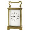 <span class='ref_item'>94 -</span> <span class="object_title">RELOJ DE CARRUAJE EN BRONCE DORADO. CUERDA CON LLAVE. FF S.XIX</span>   <p><span class="technical_description">Realizado a finales del siglo XIX, despertador en bronce dorado con laterales y parte superior en cristal. Movimiento de cuerda. En estado de marcha</span><br><span class="ALTO_HCES1">11</span>x<span class="ANCHO_HCES1">8</span>x<span class="GRUESO_HCES1">6 </span><span class="GRUESOUMED_HCES1">cm.</span></p>