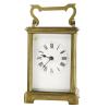 <span class='ref_item'>168 -</span> <span class="object_title">RELOJ DE CARRUAJE EN BRONCE DORADO, FINALES S.XIX</span>   <p><span class="technical_description">Realizado a finales del siglo XIX, despertador en bronce dorado con laterales y parte superior en cristal. Precisa de ajuste. </span><br><span class="ALTO_HCES1">11</span>x<span class="ANCHO_HCES1">8</span>x<span class="GRUESO_HCES1">6</span></p>