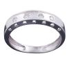 <span class='ref_item'>78 -</span> <span class="object_title">MEDIA ALIANZA EN ORO 18KT Y DIAMANTES</span>  <p><span class="technical_description">Sortija realizada en oro de 18kt, con contraste. Con cuatro diamantes en talla brillante, engastados en boquilla, con un peso total aprox de 0.12ct. <br/>Medida Sortija: 10</span><br>Peso: <span class="PESO_HCES1">2,30</span> <span class="PESOUMED_HCES1">gr.</span><br></p>