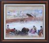 <span class='ref_item'>34 -</span> <span class="description">CORRIDA DE TOROS, S.XX </span>  <p><span class="description">ROBERTO DOMINGO (París, 1883-Madrid, 1956) <br>Acuarela<br>Realizada en la primera etapa del pintor como acuarelista. Su producción artística se centra en la representación de plazas de toros y corridas, donde el color y la rápida pincelada dan lugar a escenas en pleno movimiento. <br>Firmado en la esquina inferior derecha.<br>Enmarcado con cristal y paspartú.<br>Medidas: 47 x 52,5cm sin marco</span></p>