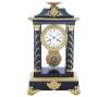 <span class='ref_item'>133 -</span> <span class="object_title">RELOJ DE PÓRTICO DE HORAS Y MEDIAS, ESTILO NAPOLEÓN III. FRANCIA, FF.S.XIX</span>   <p><span class="technical_description">Reloj pórtico realizado en madera ebonizada y bronce dorado. Estructura formada por dos columnas salomónicas, frontón y base con elementos decorativos. La esfera, con números romanos en dorado es acompañada del péndulo regulador ricamente decorado.<br/>La maquinaria necesita limpieza.<br/>Con algunas faltas en la base superior.</span><br><span class="ALTO_HCES1">51 </span><span class="ALTOUMED_HCES1">cm.</span>x<span class="ANCHO_HCES1">30 </span><span class="ANCHOUMED_HCES1">cm.</span>x<span class="GRUESO_HCES1">15 </span><span class="GRUESOUMED_HCES1">cm.</span></p>