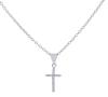 <span class='ref_item'>210 -</span> <span class="object_title">COLGANTE Y CADENA EN PLATA 925 CON CIRCONITAS</span>  <p><span class="technical_description">Colgante con forma de cruz y cadena realizados en plata de ley, con contrastes. El colgante cuajado de circonitas engastadas en grano, sobre puntos de luz. Cadena tipo forxat. Falta una circonita.<br/>Cierre: Mosquetón<br/>Longitud de la cadena: 45cm</span><br>Peso: <span class="PESO_HCES1">2</span> <span class="PESOUMED_HCES1">gr.</span><br></p>