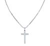<span class='ref_item'>2 -</span> <span class="object_title">COLGANTE DE CRUZ Y CADENA EN METAL PLATEADO</span>  <p><span class="technical_description">Colgante en forma de cruz y cadena de cordón realizados en metal plateado.<br/>Cierre: Mosquetón<br/>Longitud de la cadena: 60cm</span><br>Peso: <span class="PESO_HCES1">21,30</span> <span class="PESOUMED_HCES1">gr.</span><br></p>
