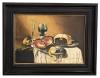 <span class='ref_item'>35 -</span> <span class="object_title">BODEGÓN, SIGUIENDO MODELOS DE ROELOF KOETS. S.XX</span>   <p><span class="technique_material">Óleo sobre lienzo</span><br><span class="technical_description">Muestra un modelo de bodegón inspirado en la pintura de Roelof Koets (Holanda, 1592-1654)<br/>Firmado "R. Koets" en el lateral izquierdo.<br/>Con marco de madera ebonizada.<br/>Medidas: 84 x 65,5cm con marco. 45 x 64cm sin marco</span><br></p>