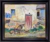 <span class='ref_item'>156 -</span> <span class="object_title">CASA DE ARANDA DEL DUERO</span>   <p><span class="author">SANTIAGO DÍAZ SANTOS (Madrid 1940)</span> <br><span class="technique_material">Óleo sobre lienzo</span><br><span class="technical_description">Firmado en el ángulo inferior derecho. S. Diaz. <br/>Enmarcado<br/>Medidas: 38 x 46,5cm sin marco<br/>Estimación de mercado: 150-200&euro;</span><br></p>