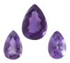 <span class='ref_item'>72 -</span> <span class="object_title">LOTE DE 3 AMATISTAS NATURALES SIN MONTAR, 20CT</span>  <p><span class="technical_description">Lote de 3 amatistas naturales en talla perilla, sin montar. De diferentes tamaños, perfectas para engastar en pendientes, sortijas, colgantes, etc.<br/>Peso total: 20ct</span><br></p>