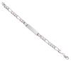 <span class='ref_item'>179 -</span> <span class="object_title">PULSERA ESCLAVA EN PLATA 925</span>  <p><span class="technical_description">Pulsera esclava realizada en plata 925. Con eslabón tipo Cartier y placa central lisa y pulida con adornos laterales estriado.<br/>Cierre: Mosquetón<br/>Longitud: 20cm</span><br>Peso: <span class="PESO_HCES1">14,10</span> <span class="PESOUMED_HCES1">gr.</span><br></p>