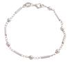 <span class='ref_item'>185 -</span> <span class="object_title">PULSERA EN PLATA 925</span>  <p><span class="technical_description">Pulsera realizada en plata 925 con contrastes. Con eslabones barbado alternando con tubos y esferas.<br/>Cierre: Mosquetón<br/>Longitud: 15,50cm</span><br>Peso: <span class="PESO_HCES1">2,80</span> <span class="PESOUMED_HCES1">gr.</span><br></p>