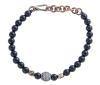 <span class='ref_item'>85 -</span> <span class="object_title">PULSERA CON ÓNIX, PLATA 925, METAL Y CIRCONITAS</span>  <p><span class="technical_description">Pulsera de la marca "Patadepalo" compuesta por cuentas esféricas de ónix calibradas en 5,9mm y cuentas de metal. Con detalle central de plata 925 en forma barrilete adornado por circonitas<br/>Cierre: Gancho con alargador<br/>Longitud: 17cm</span><br>Peso: <span class="PESO_HCES1">13,40</span> <span class="PESOUMED_HCES1">gr.</span><br></p>