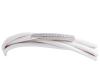 <span class='ref_item'>166 -</span> <span class="object_title">PULSERA DE VUELTAS EN CAUCHO BLANCO, PLATA DE LEY Y CIRCONITAS</span>  <p><span class="technical_description">Pulsera de varias vueltas de caucho blanco. Con barra central de plata 925 adornada con circonitas<br/>Cierre: Metal con imán<br/>Longitud: 71cm</span><br>Peso: <span class="PESO_HCES1">11,10</span> <span class="PESOUMED_HCES1">gr.</span><br></p>